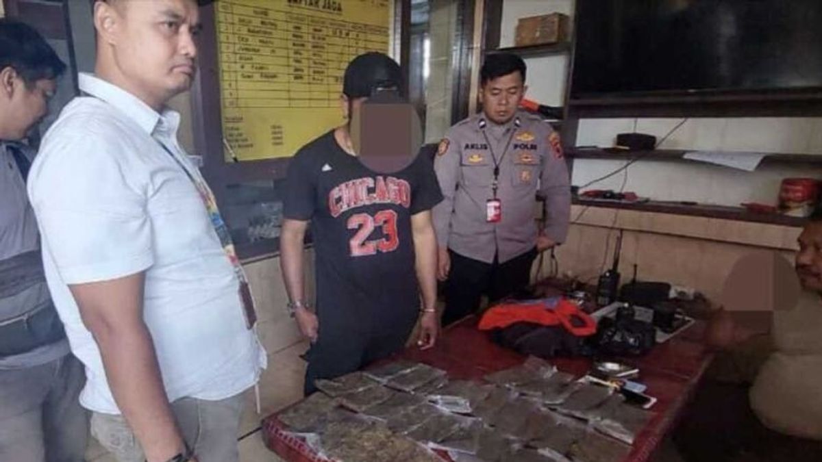 Prétendant poissons mais détectés Xray Sentani Airport contenant 36 paquets de marijuana, les passagers de destination Timika sont sécurisés