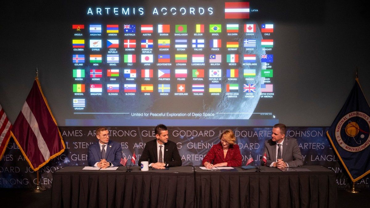 NASA Sambut Latvia sebagai Negara Ke-62 dalam Perjanjian Artemis