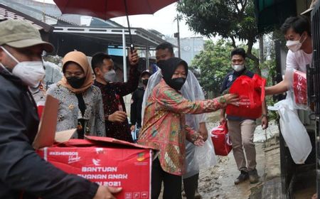 Mensos Dirikan Lumbung Sosial di Kampung Tangguh Bencana di Bogor