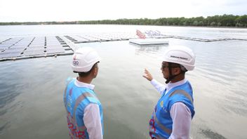 G20サミットに向けた電力供給の確保、調整大臣ルフトがヌサドゥアバリでPLNのフローティング太陽光発電所を開設 