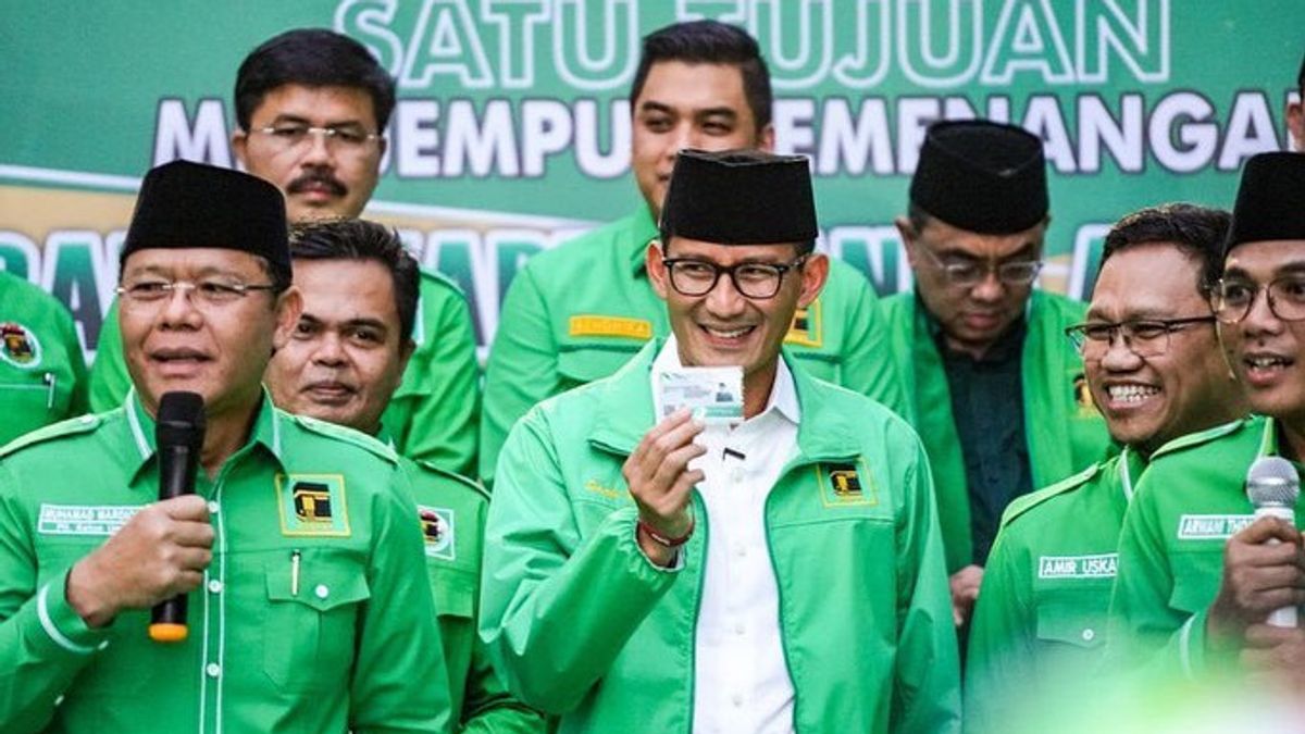 PPP Intensifkan Komunikasi dengan PDIP, Sandiaga Ketuk ‘Pintu Surga’ Soal Cawapres