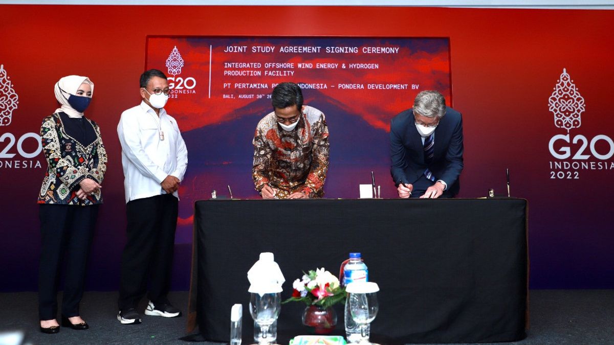 Pertamina NRE Gandeng Pondera Kaji Integrated Facilities Of PLTB And Green Hydrogen