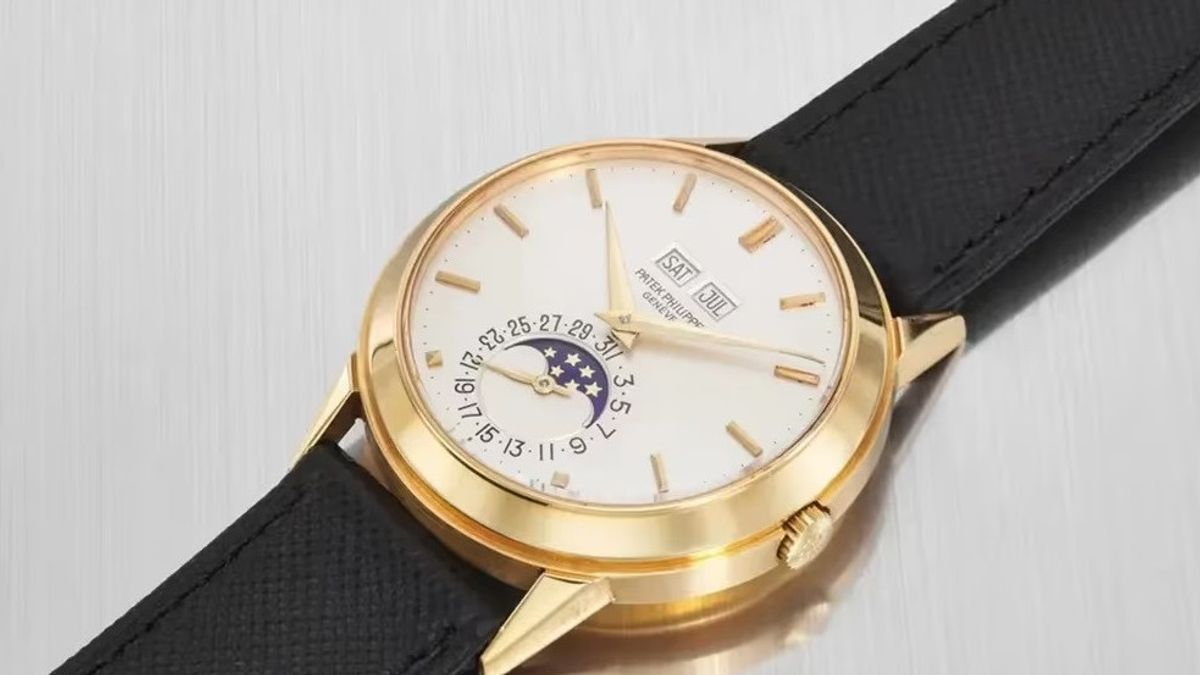 アンディ・ウォーホルが所有するパテック・フィリップ・ランカの時計がクリスティーズ・ムーンで競売にかけられ、ラクはRp9.3 Mまでと予測されています。