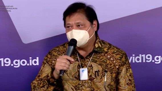 Airlangga: Ekonomi Sudah Mulai Pulih, IHSG dan Rupiah Sudah Kembali seperti sebelum Pandemi