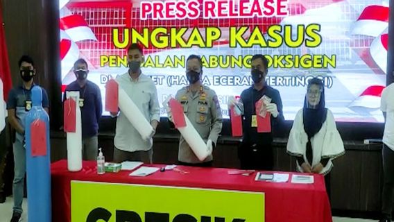 Jawab Keresahan Warga Gresik, Polisi Tangkap Penjual Tabung Oksigen yang Harganya Selangit