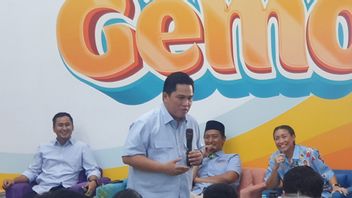 BUMN Staff Claims Erick Thohir Has Taken Leave During The Prabowo-Gibran Campaign At TKN Fanta