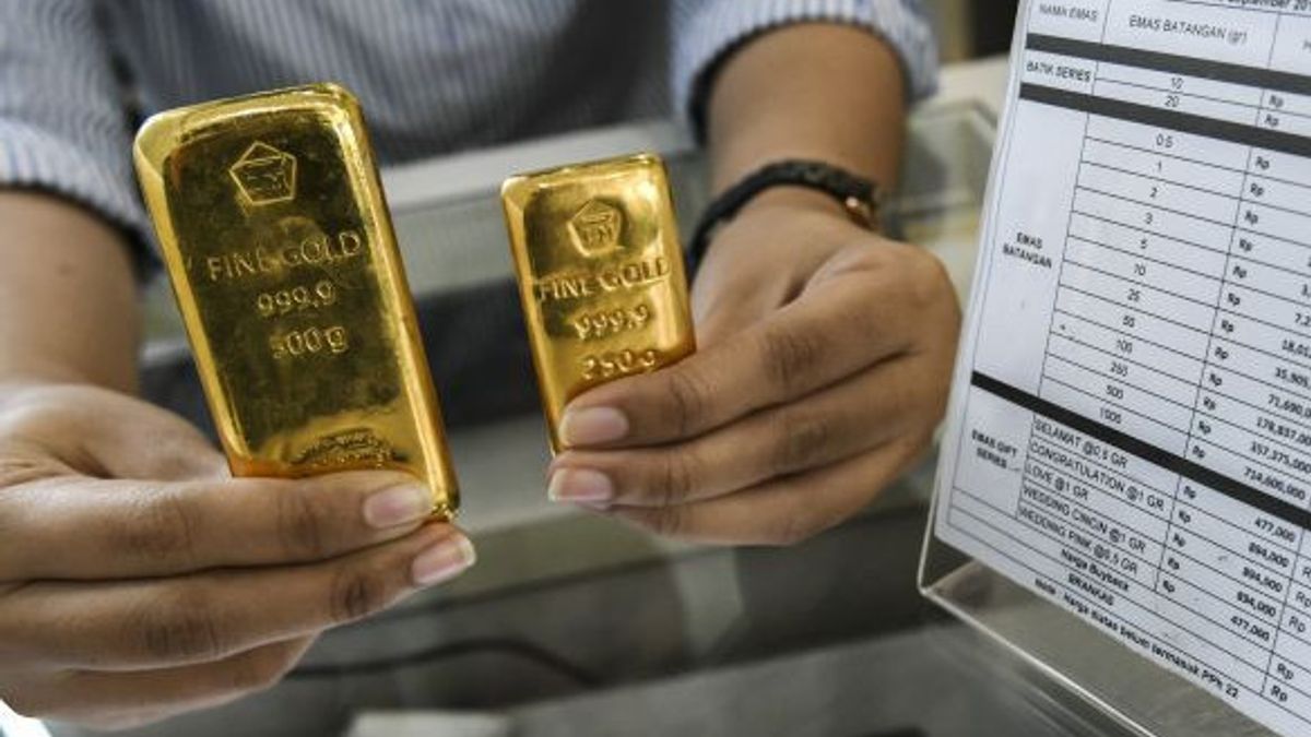 Prix de l'or Antam ne bouge pas à 2,947 millions de Rp par gramme
