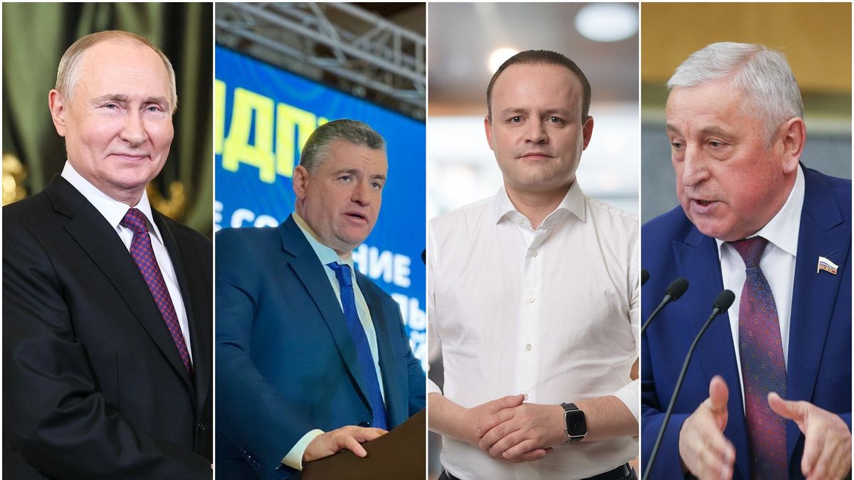 来月のロシア大統領選挙には4人の候補者が名乗り、現職プーチン大統領は20年前のライバルと対決する