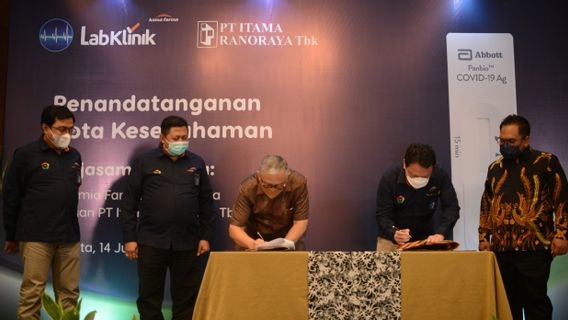 Kimia Farma Diagnostika Kerja Sama dengan Itama Ranoraya Sediakan Alat Tes Swab dalam Jumlah Besar