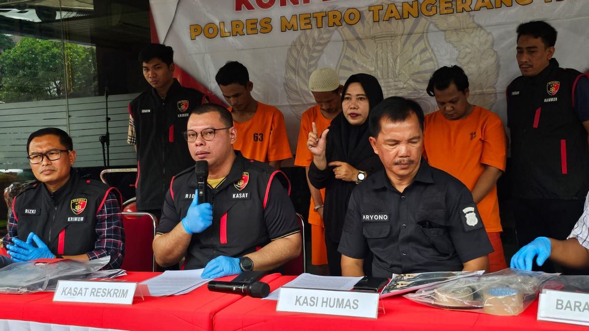 His Identity Is Opened, Three Men In Tangerang Threaten To Kill Members Of Polda Metro Jaya
