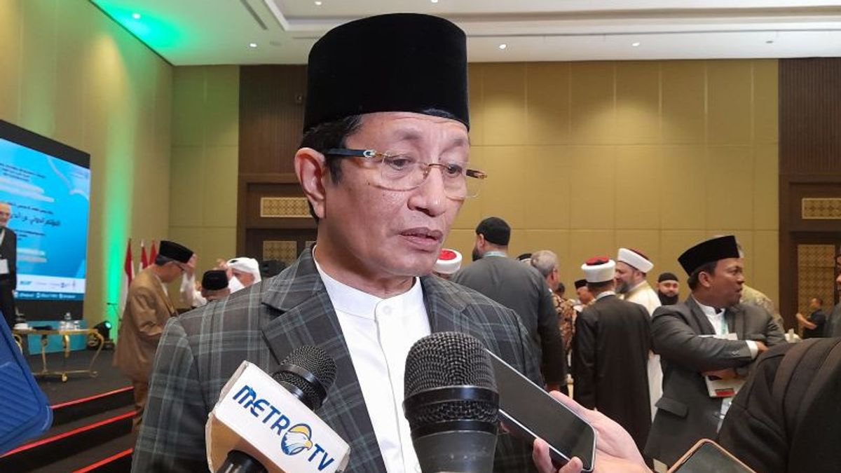 Expected To Be Ganjar's Vice Presidential Candidate, Nasaruddin Umar: I Only Work In Mosques