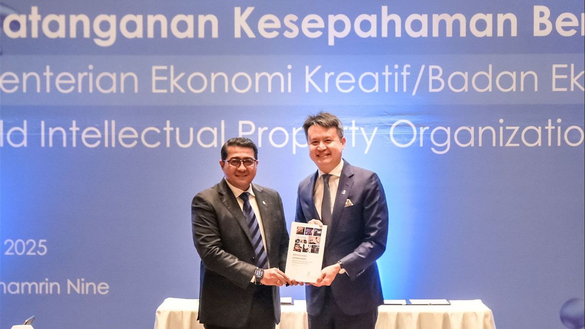 Menekraf Teken Kesepakatan Bersama WIPO untuk Perkuat Kekayaan Intelektual Indonesia