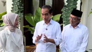 Paslon Kediri Vinanda-Gus Qowim Temui Jokowi, donné un message sur le tourisme et le bien-être des résidents