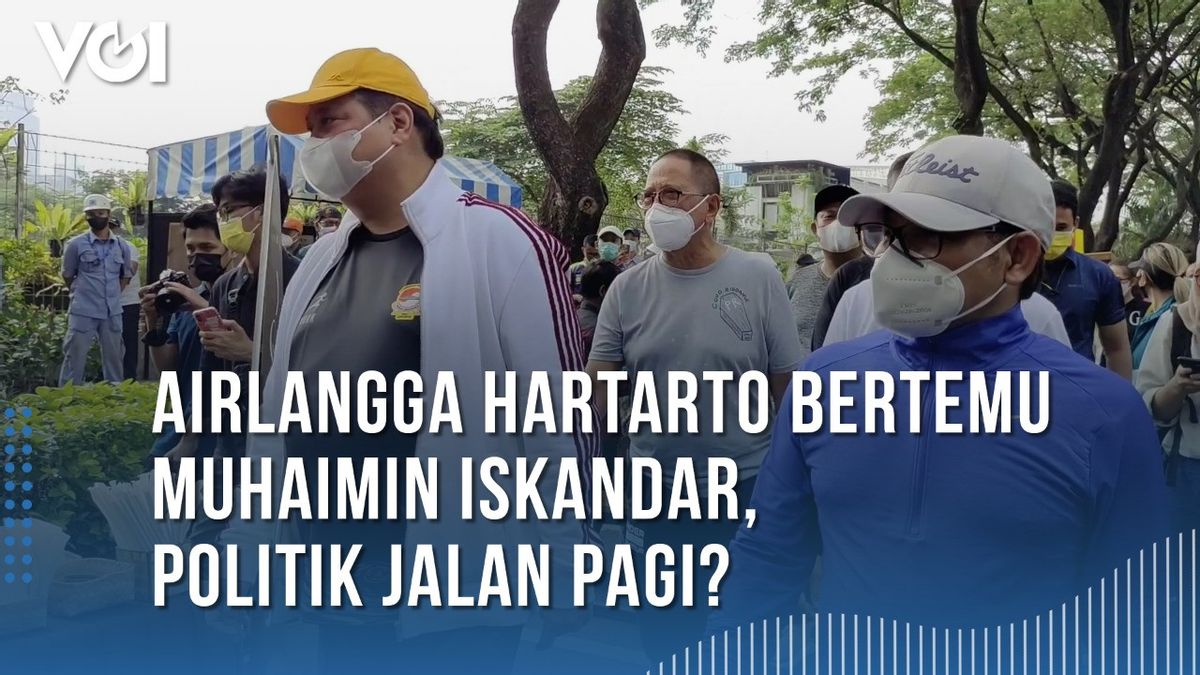 VIDEO: Politik Jalan Pagi Airlangga Hartarto-Muhaimin Iskandar di SCBD