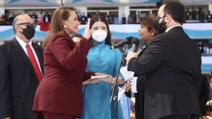Xiomara Castro Dilantik Jadi Presiden Wanita Pertama Honduras, Kamala Harris Janjikan Dukungan AS 
