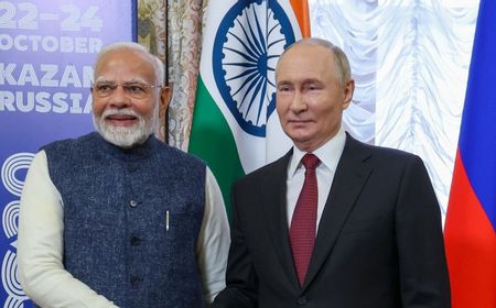 Temui Presiden Rusia Putin, PM India Modi: Kami Mendukung Sepenuhnya Pemulihan Perdamaian dan Stabilitas