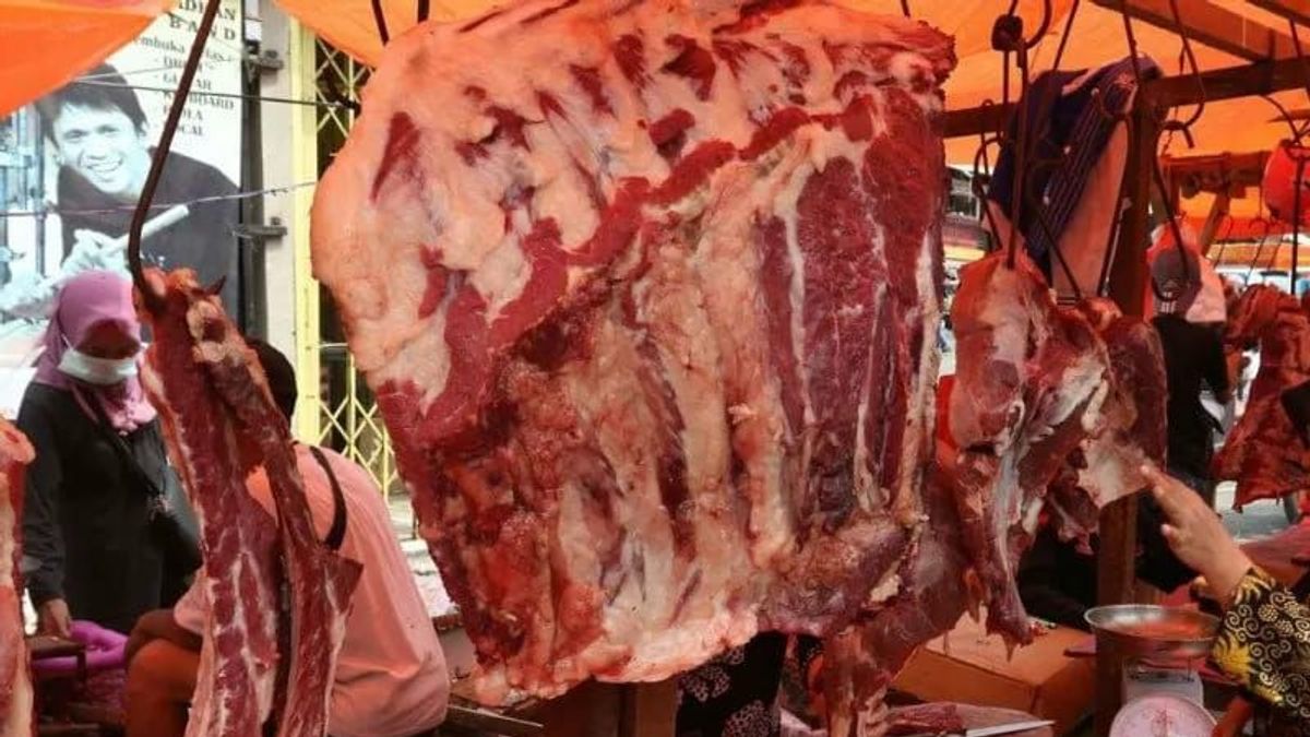 Penjualan Daging Menjelang Ramadan 2022, Diskannak OKU Perketat Pengawasan di Pasar