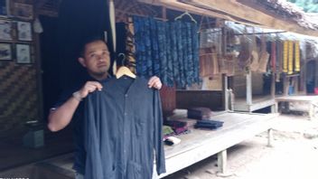 Baduy Vêtements Traditionnels Portés Par Jokowi Sont Généralement Vendus Pour IDR 240 Mille