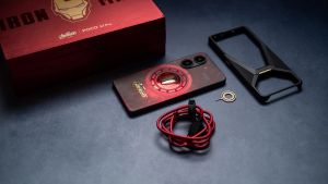 Poco X8 Pro Iron Man Edition Bocor, Finishing Abu-Abu Emas dan Sentuhan Superhero