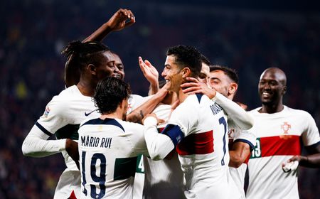 Gulung Republik Ceko 4-0, Portugal Puncaki Grup B UEFA Nations League