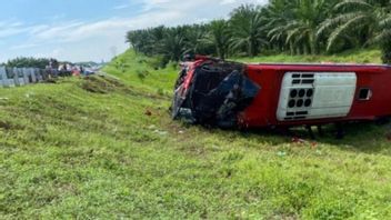 Empat Orang Tewas Kecelakaan Bus Halmahera di Tol JMKT