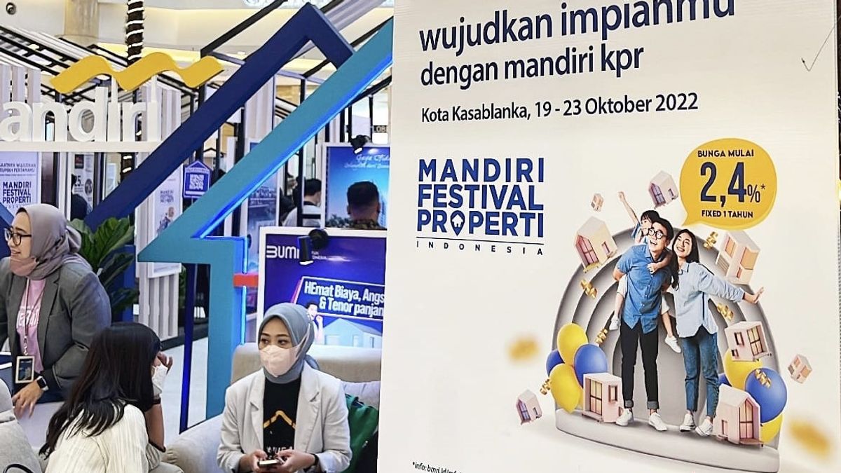 بالتعاون مع 28 مطورا ، يقدم بنك مانديري حصة 2.47 في المائة في مهرجان العقارات الإندونيسي