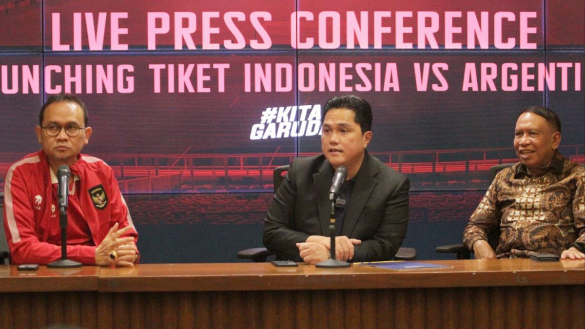 Only Selling 60 Thousand Tickets For The Indonesia Vs Argentina National Team Match, This Is PSSI's Reason