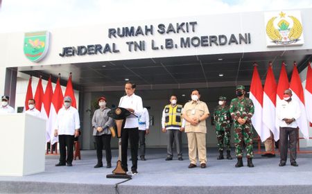 Disaksikan Prabowo dan Puan Maharani, Jokowi Resmikan Proyek RS Modular di Papua yang Digarap PTPP