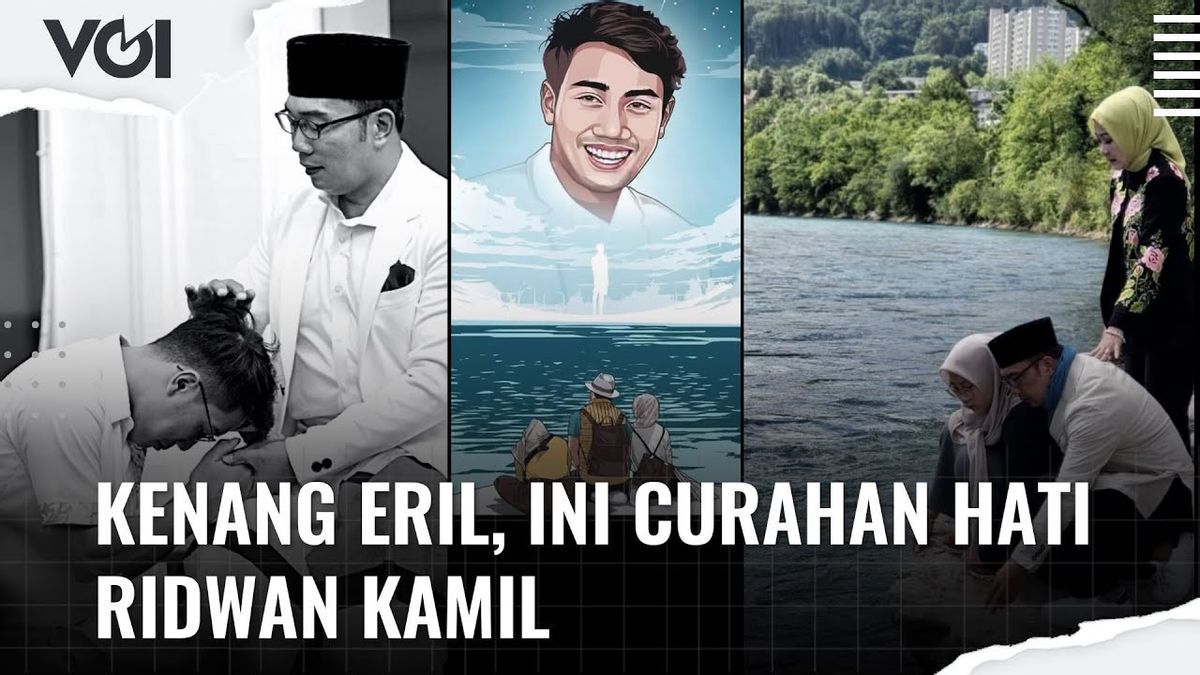 VIDEO: Remembering Eril, This Is Ridwan Kamil's Outpouring