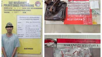36 घंटे 3 मामले का पता चला, पुलिस पालेमबंग ने नार्कोटिक्स के वितरक के लिए छात्रों से लेकर घर की माँ को पकड़ा