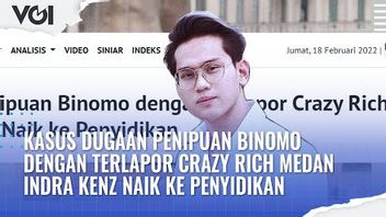 VIDEO: Binomo Fraud Alleged Case, Reported Crazy Rich Medan Indra Kenz Goes To Investigation