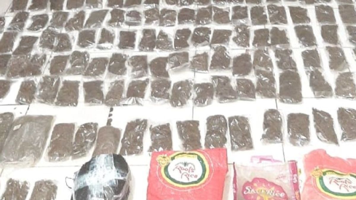 Polisi Tangkap Pemuda 19 Tahun Angkut 9 Kilogram Ganja dari Papua Nugini 