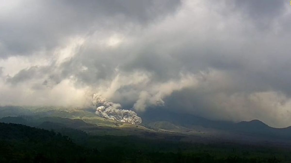 جبل سيمورو يطلق سحابة حارة تقع على بعد 5 كيلومترات