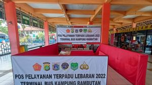 Terminal Kampung Rambutan Resmi Tutup Pos Pelayanan Terpadu Lebaran