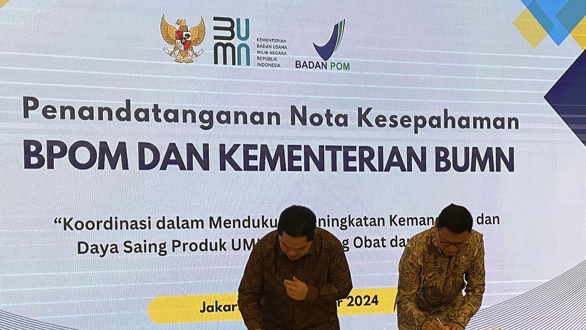 Kementerian BUMN Jalin Kerja Sama dengan BPOM, Tingkatkan Daya Saing UMKM