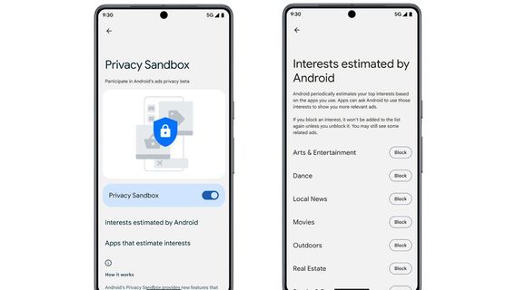 Android用のプライバシーサンドボックスの最初のベータ版がまもなく登場