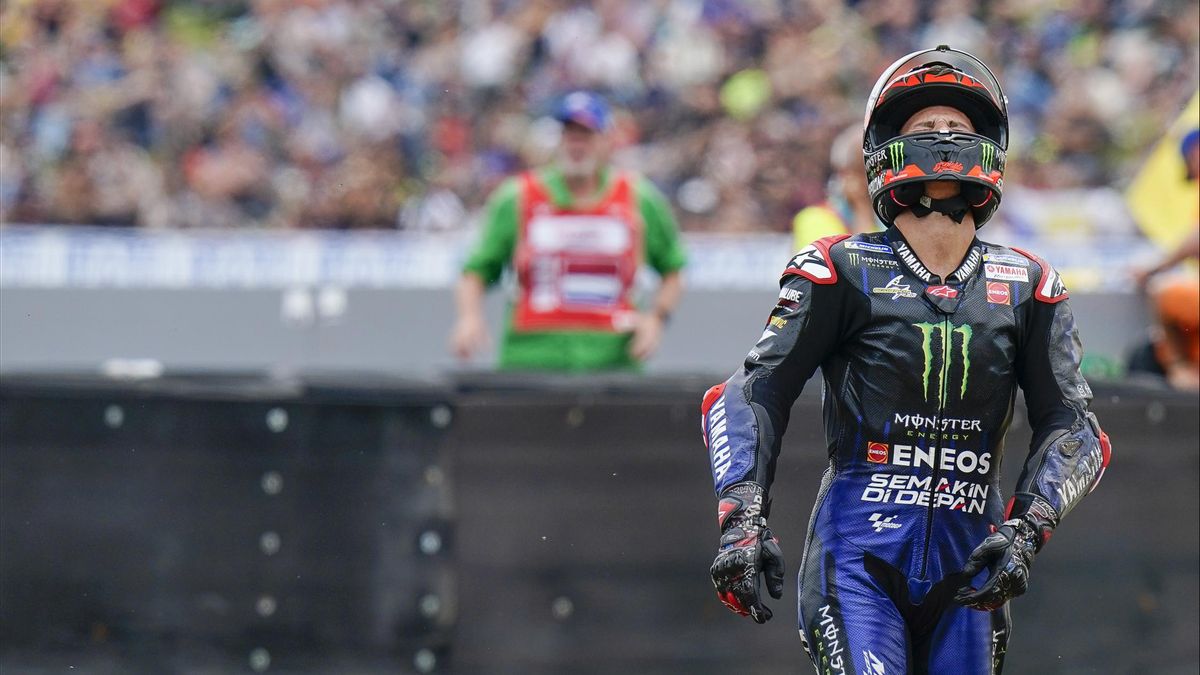 Fell 2 Times At The Dutch MotoGP, Fabio Quartararo: I Made A Rookie Mistake