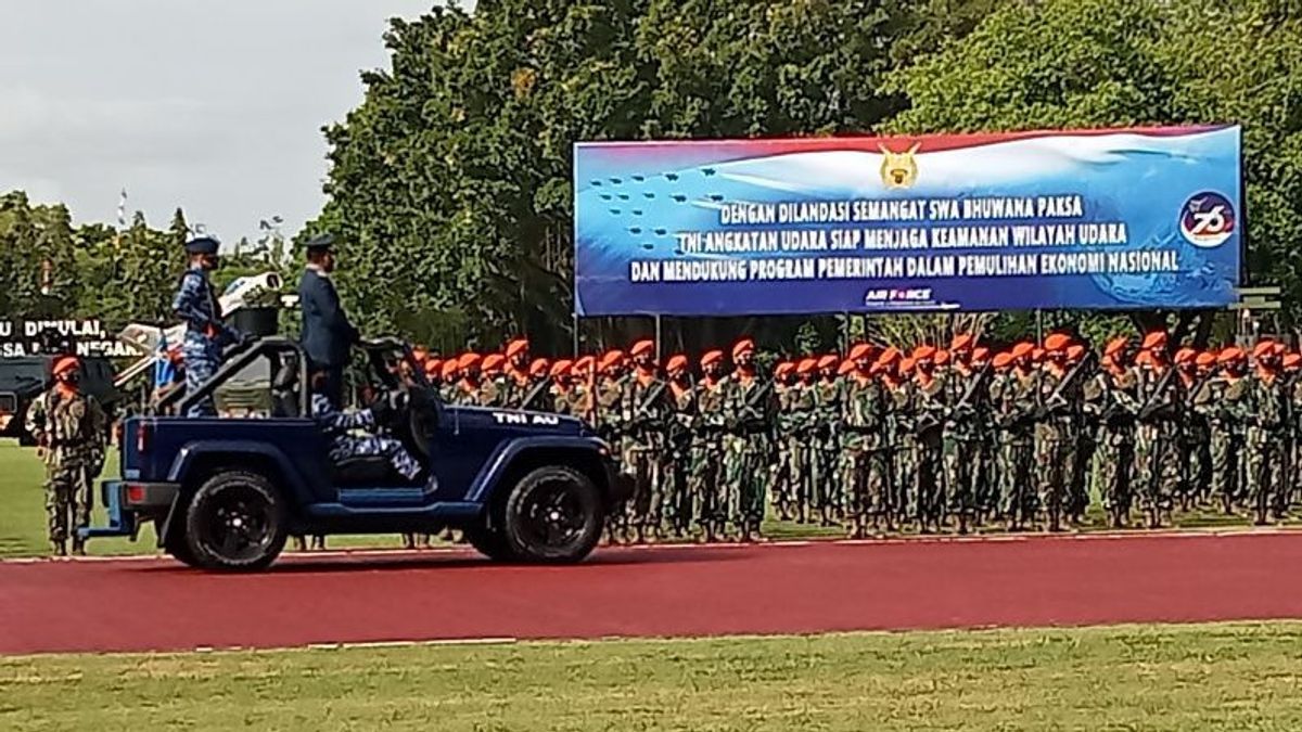 HUT ke-76 TNI AU di Yogyakarta, KSAU Refleksikan Tantangan Bencana Alam di Masa Pandemi