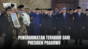 Presiden Prabowo Beri Penghormatan Terakhir 3 Jenazah Prajurit TNI yang Gugur di Lebanon