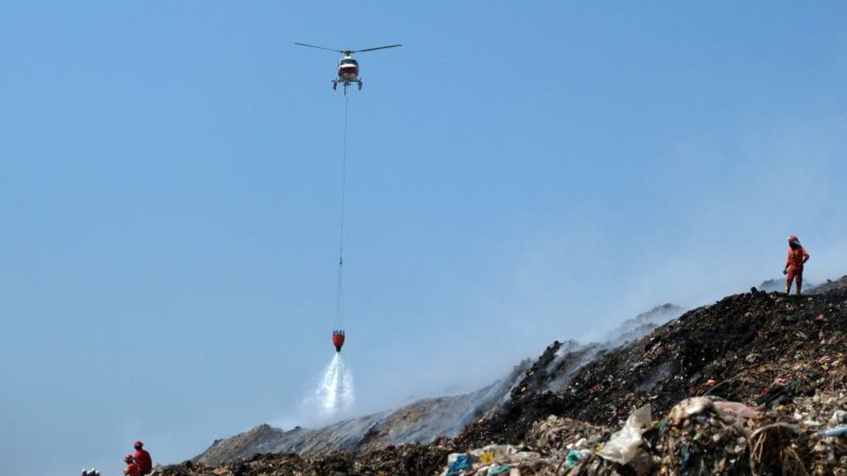 BNPB Records 14 Waste TPA Fires Throughout June-October