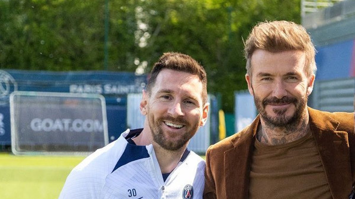 David Beckham Menyambut Hangat Kedatangan Lionel Messi di Inter Miami, Ikut Terlibat dalam Pembuatan Mural Raksasa Sang GOAT