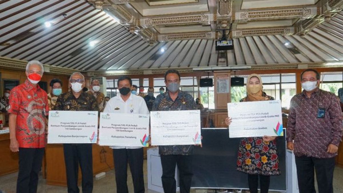750 Poor Families In Central Java No Longer Need To Connect Electricity From Neighbors