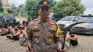 Polsek Cisauk Tangkap 49 Orang Remaja Bersajam Membawa Obat Terlarang dan Minuman Keras