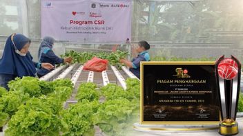 Komitmen Terapkan Bisnis Berkelanjutan, Bank DKI Raih Penghargaan Anugerah CSR IDX Channel 2023
