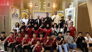 印尼篮球国家队为2024年东盟学校运动会做准备