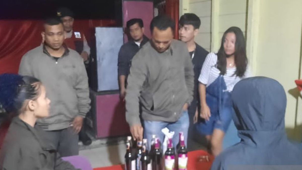 Toba Concentration Operation, Taput Police Seize Hundreds Of Bottles Of Alcohol