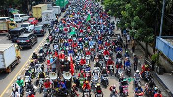 May Day Action, KSPI: Supprimer La Loi Copyright Emploi Cluster Travail Et Les Travailleurs Bekasi Veulent Salaires Rp5,2 Millions