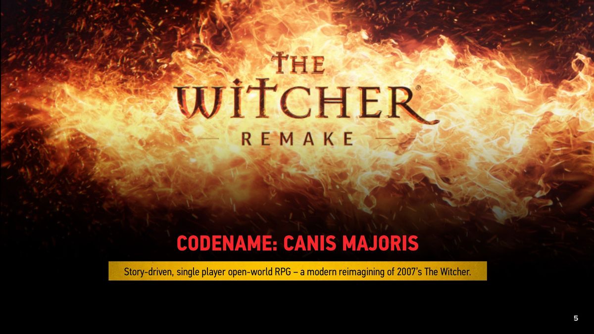 على عكس اللعبة الأصلية ، ستكون لعبة The Witcher Remake لعبة عالم مفتوح