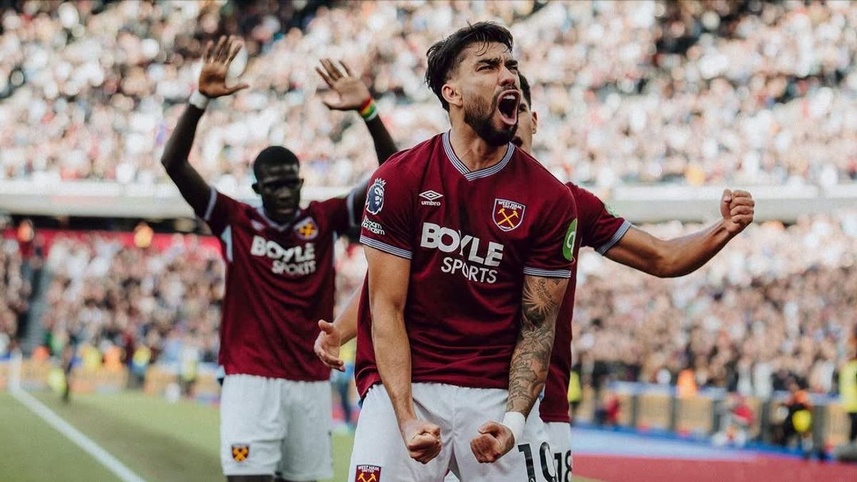 Lucas Paqueta semble continuer à se disputer avec la FA après une carte rouge lors du match entre West Ham et Liverpool