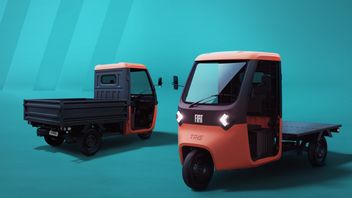 これはTRIS、フィアットのユニークな三輪電気自動車です。